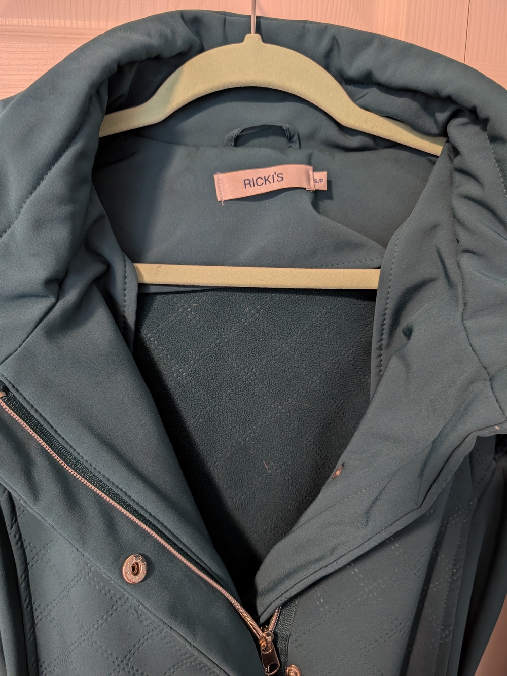 Ricki's Emerald Quilted Belted Trench Coat - Picture 4 of 7